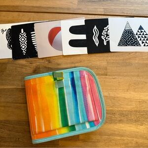 Lovevery standing card holder with extra cards